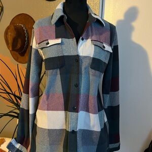 Eddie Bauer Multicolor Plaid Button-Down Shirt
